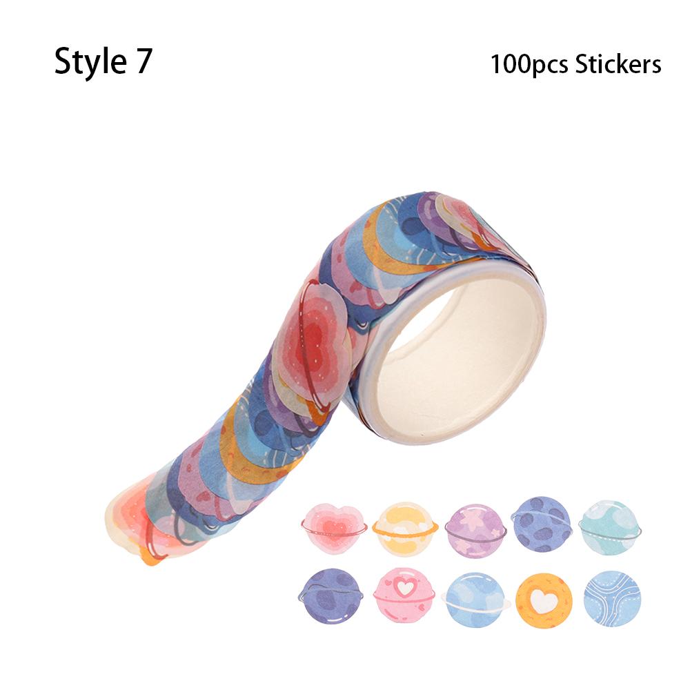 School Supplies DIY Kawaii Stationery Washi Tape Sticky Paper Diary Label Scrapbooking Sticker