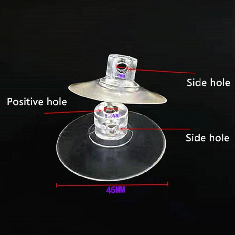 8Pcs Clear Suction Cup Hooks with Clamps Fashion Accessory Portable for Home Bathroom Window and Displays Daily Use