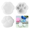 Resin Casting Mold for Cat Paw Storage Box DIY Silicone Mold Small Container Casting Tools for Neckalce Rings Earrings