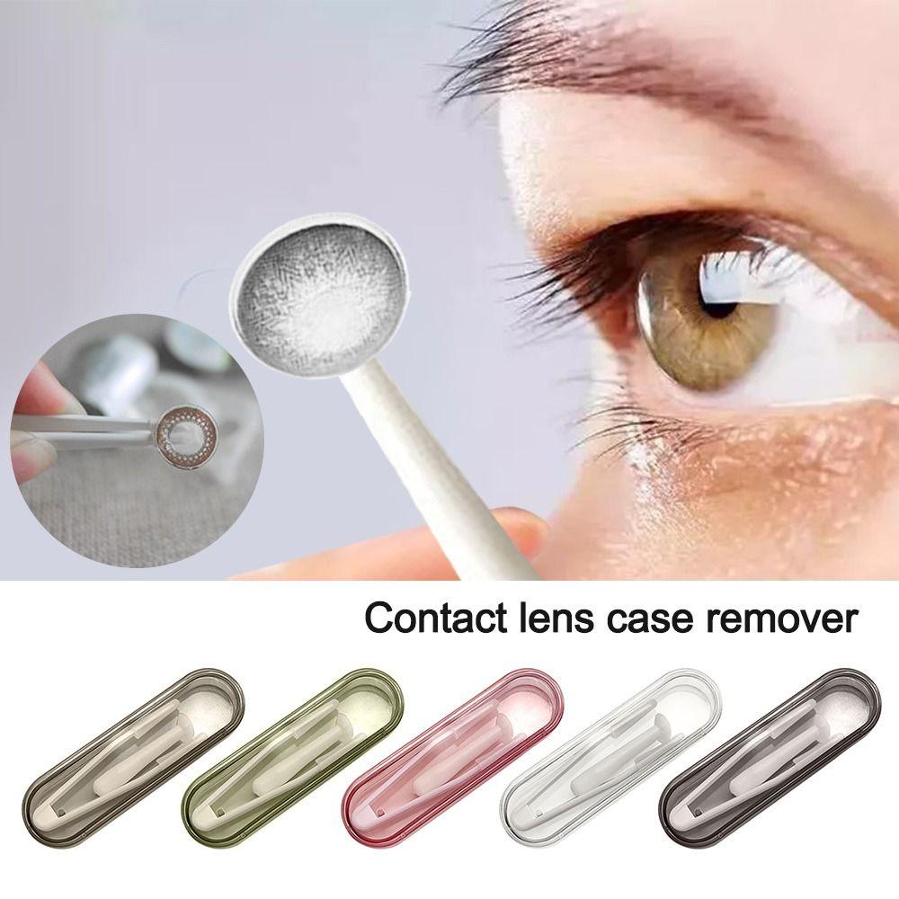 Wearing Tool Contact Lens Inserter Remover Travel Kit Meitong Clip Stick Tweezers Women Men