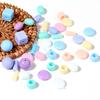 Цветные Акриловые Россыпные Бусины Различные Формы Круглые Квадратные Смешанные Разделители Ручная Работа Шармы Украшения Браслеты Ожерелья Принадлежности