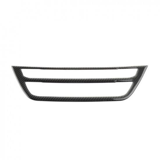 Carbon Center Central CD Button Panel Cover Trim For BMW 5 Series G30 2018-