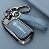 Zinc Alloy Leather Car Smart Remote Key Case Cover Holder Protection For Morris Garages MG Cyberster 2024 Keyless Accessories