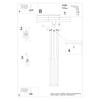 Pastelo 5P beige hanging lamp
