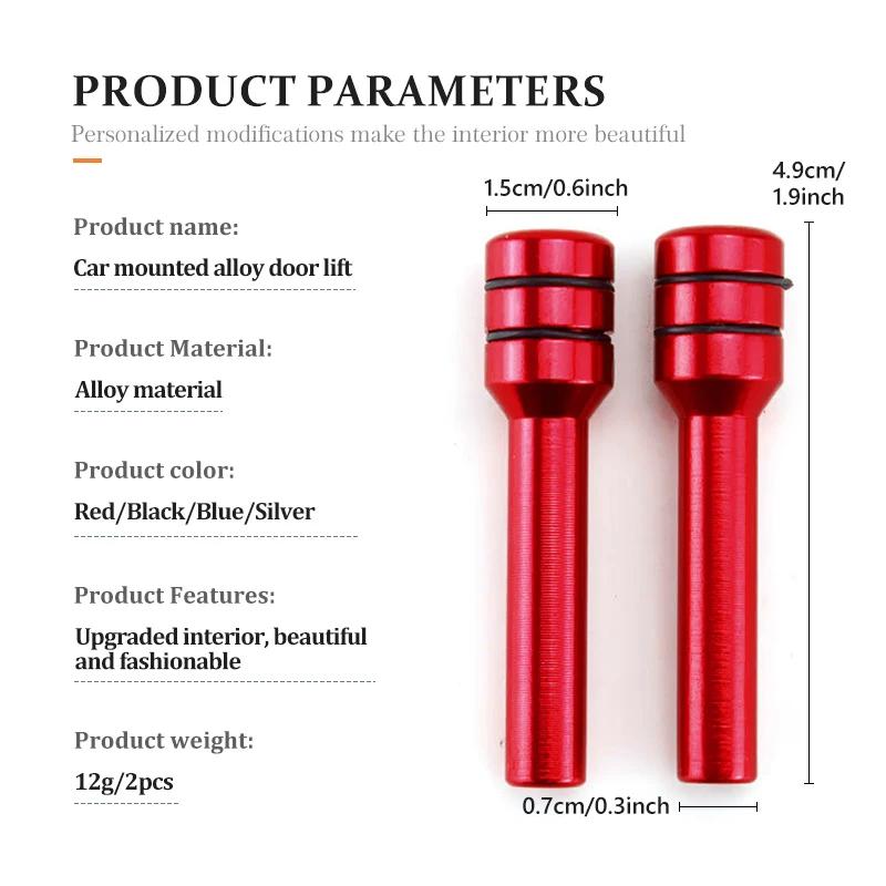 2/4pcs Car Door Lock Knob Pull Pin Aluminum Button Accessories For BMW M Performance Alpina M3 M5 M6 X1 X3 X4 X5 G20 VDLQX1