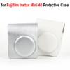 Shockproof Storage Bag PU Leather Protective Cover for Fujifilm Instax mini 40 Travel