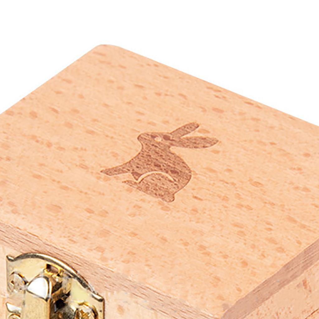 Ручная музыкальная шкатулка Чистая музыка Уникальный узор Изысканная поверхность Естественный спокойный звук для детей