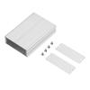 Aluminium Electric Box Waterproof Junction Enclosure Case Integrated for DIY Silver 24x69x100mm