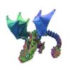 3D Printed Magic Dragon Movable Joint Fidget Toy Rotatable Articulated Office Desktop Ornament Adults Kid Toy Crafts Gift