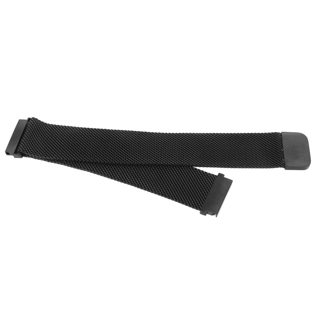 Magnetic Watchband Stainless Steel Quick Release Skin Friendly Breathable Watch Strap for Huawei GT2 Black