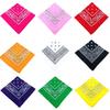 Fashion Unisex Bandana Hip Hop Square Scarf Paisley Patterned Headband Modern Headscarf Multipurpose Hair Gifts