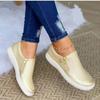 Women Shoes 2024 Fashion Round Toe Flats Loafers Female Slip On Zipper Casual Shoes Autumn Fashion Female Moccasins Plus Size 43