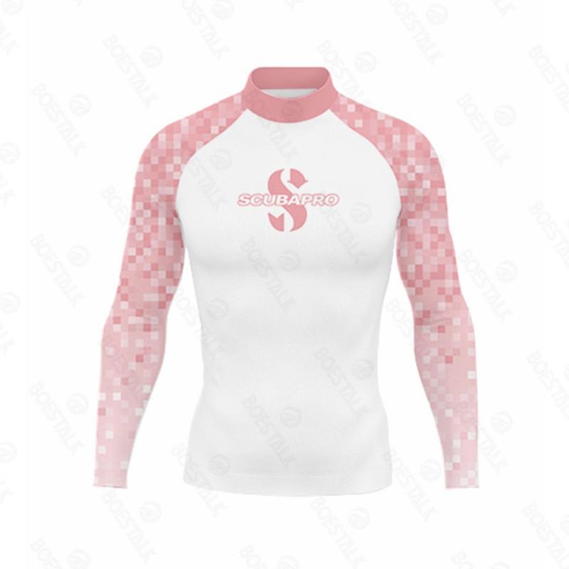 Mens UV Protection Long Sleeve Rash Guard Surf Shirt Surfing Diving Swimming Sun