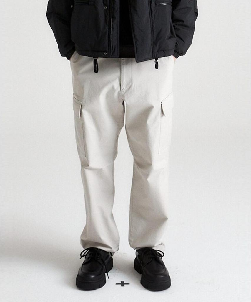SHIFT.G Semi Wide Cargo Pants - Ivory