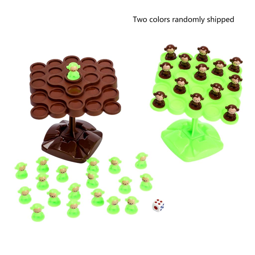 Мультяшная обезьянка, игрушка для тренировки равновесия на дереве, трехмерная игрушка для детей, развивающая мелкую моторику, детская игрушка