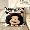 Character MMafalda Cushion Cover Pillow Case Antidustmite Pillowcase Silky Short Plush Sofa Cushion Cover hot