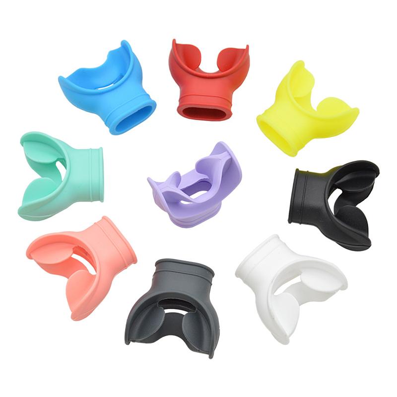 Silicone Snorkel Mouthpiece Comfortable Scuba Diving Regulator Mouthpiece Cover Octopus Holder Retainers Easy To Use