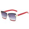 Rimless Luxury Sunglasses Square Women Inspired Multi Tinted Fashion Shades UV400 Vintage Glasses