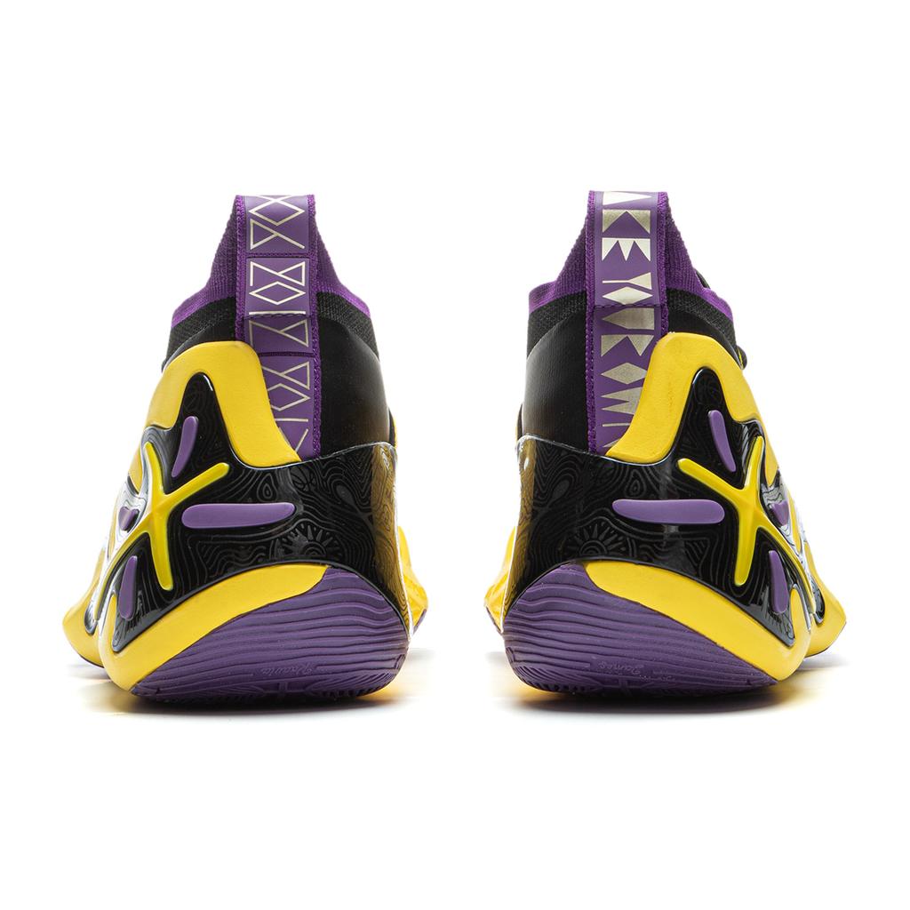 Li-Ning Way of Wade 11 Purple Gold Dynasty Men Sneakers Black ABAU049-7