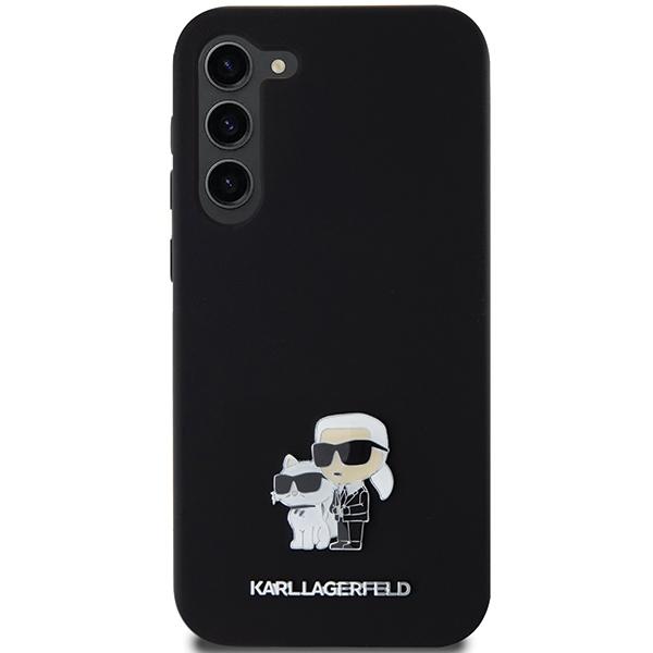 Etui do Samsung Galaxy S24 Plus Karl Lagerfeld Metal Pin Czarne