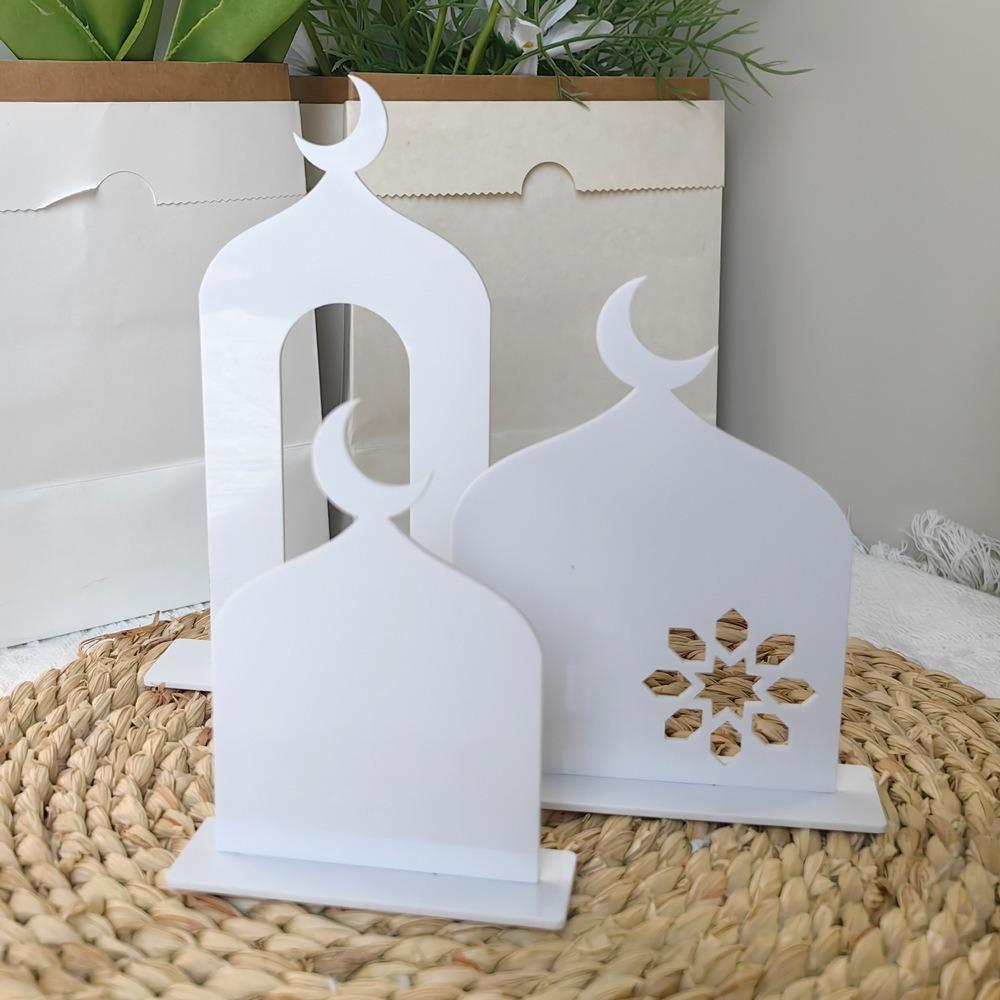 Acrylic Kareem Mosque Ornaments DIY Eid Mubarak Decoration Ramadan Ornaments  Gift