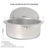 Stainless Steel Coffee Powder Bowl Filter: Single/Double 51, 58 & 53 Blind Bowl Options