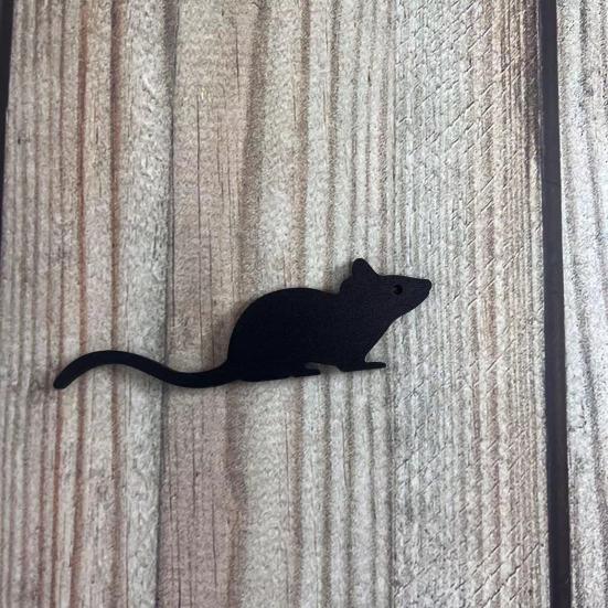 3/4Pcs Halloween Black Cat Decor Wooden Cat Silhouette Door Corner Decor Scary