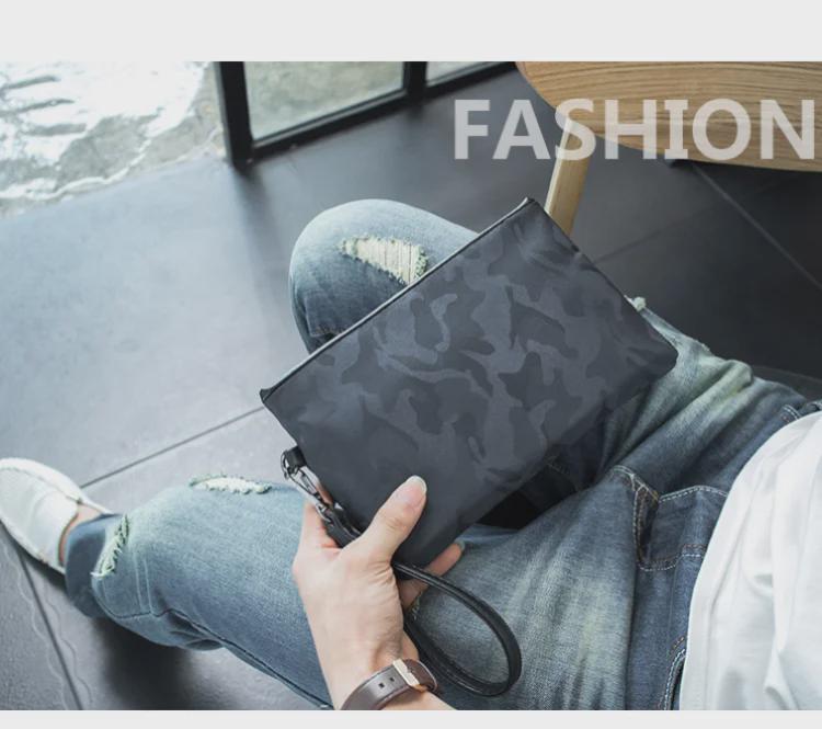 Men's Splash-Proof Business Casual Envelope Clutch & iPad Bag - Korean Fashion Handbag
