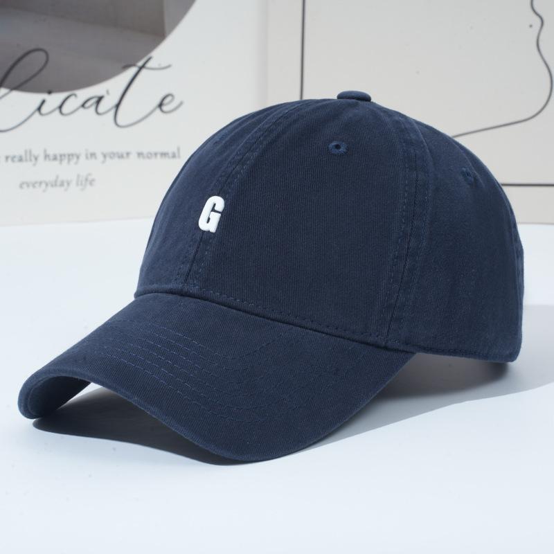 Шляпа Женская Мягкий Верх Буква Бейсболка Универсальная Увеличенная Углубленная Кепка от Солнца Солнцезащитная Кепка