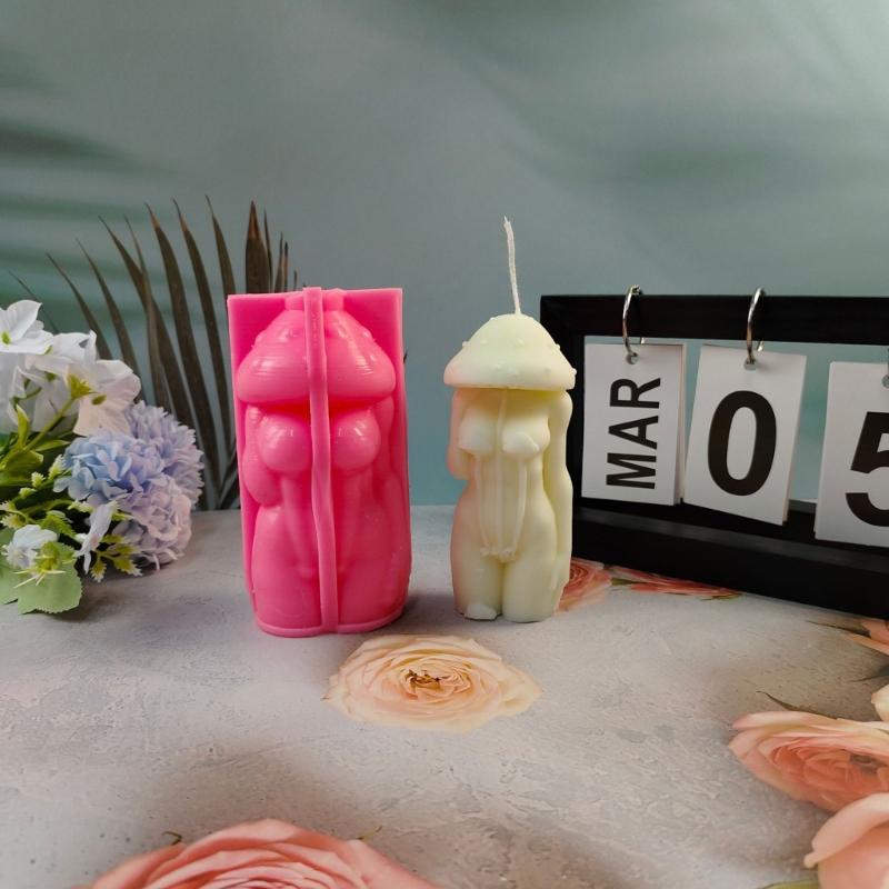 Форма для свечи Милые формы для литья DIY 3D силиконовая форма Человеческое тело Свеча Силиконовые формы для поделок для изготовления свечей