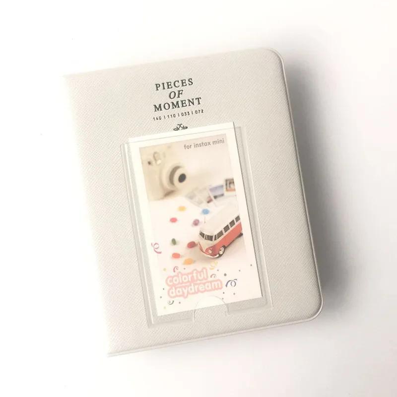 64 Pockets Mini Instant Polaroid Photo Album for 3 Inches Picture Case Storage Polaroid Fuji Instax Mini Film Home Family Memory