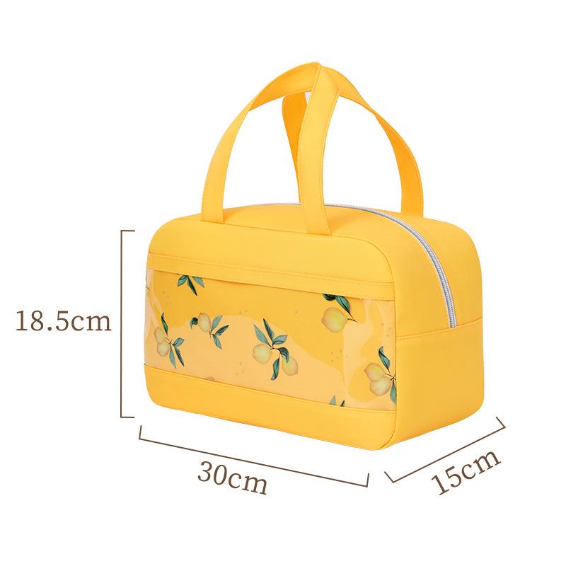 Portable Lunch Bag Woman Insulated Thermal Lunch Box Cooler Handbag Food Bag Carrier for Office School Travel Picnic 2025 Gift