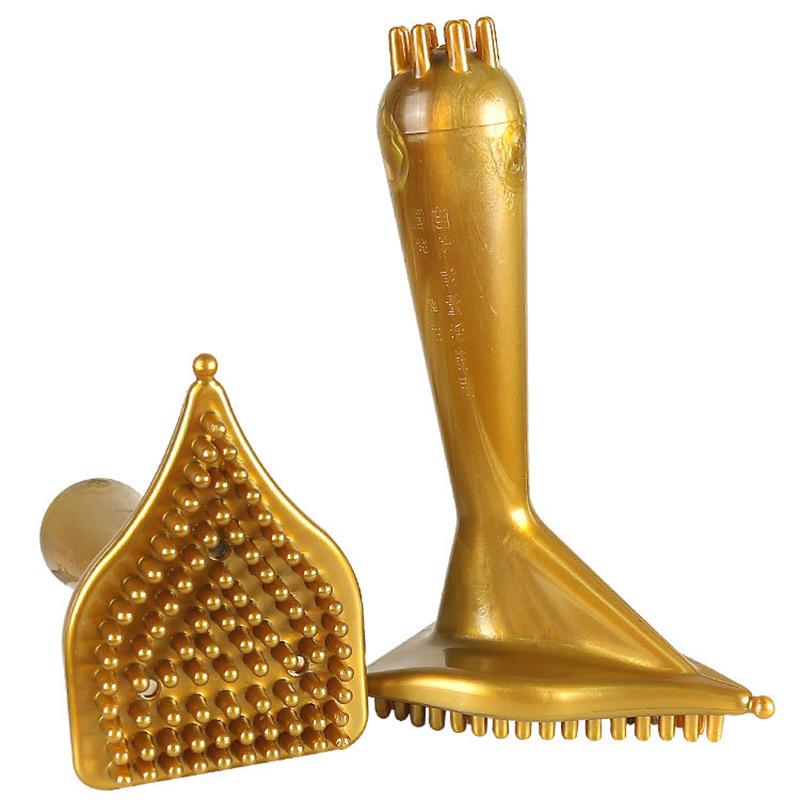 Массажная щетка Meridian Brush Антицеллюлитная треугольная массажная щетка для похудения тела