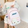 2025 Милый рюкзак с кошечкой KT: Вместительная, стильная сумка на двойном плече для учеников средней и старшей школы