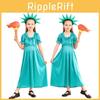Statue Of Liberty Halloween Costume Children Adult Dress For Performances Stage