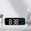 Digital Alarm Clock 3 Level Adjustable Light Date Week Display Desk for Bedside