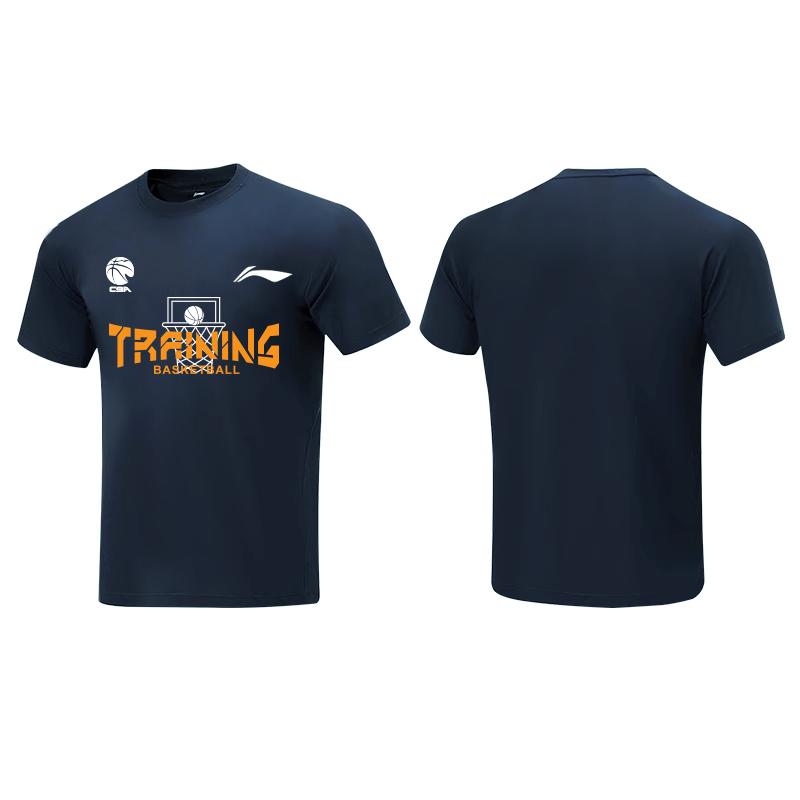 Футболки с коротким рукавом Li Ning Унисекс Guangdong Blue AHSVE61-3ТРЕНИРОВКА-