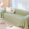 Summer Ice Silk Sofa Towel Ice Dew Cool Breathable All-Inclusive Sofa Cover Dust Cover Living Room Integrated Sofa Cover Towel
