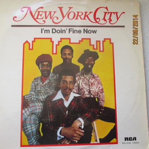 Виниловая пластинка NEW YORK CITY Im Doin Fine Now BCL10198 RCA Victor 1973 США SoulFunk