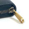 Gucci 496317 Линия Sherry Принт с логотипом GUCCI Кошелек Long Wallet на молнии Кожа Черный