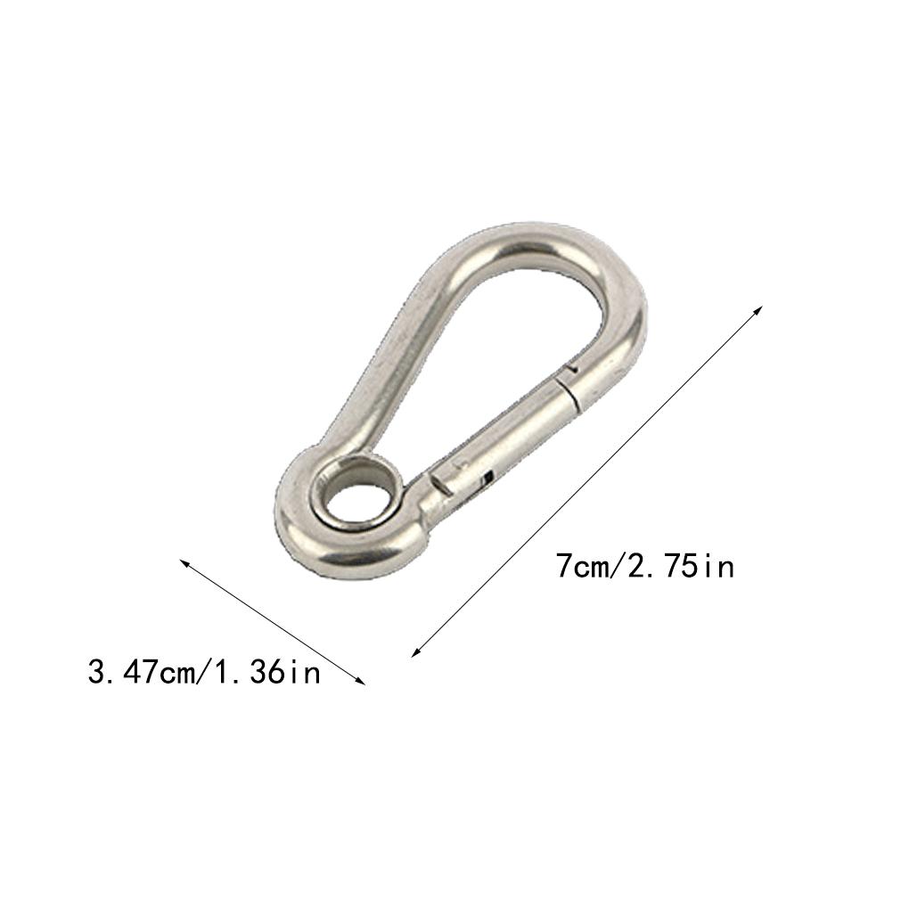 1/2/3/5 альпинистский крюк, такелажные карабины, крепежный аксессуар для веревки, безопасный фиксатор, карабин из нержавеющей стали, замок M6 (С участием