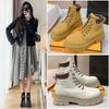 Short Boots Women, Yellow Boots, Thick Bottom Women Short Boots,Classic Women's Boots,Outdoor Boots