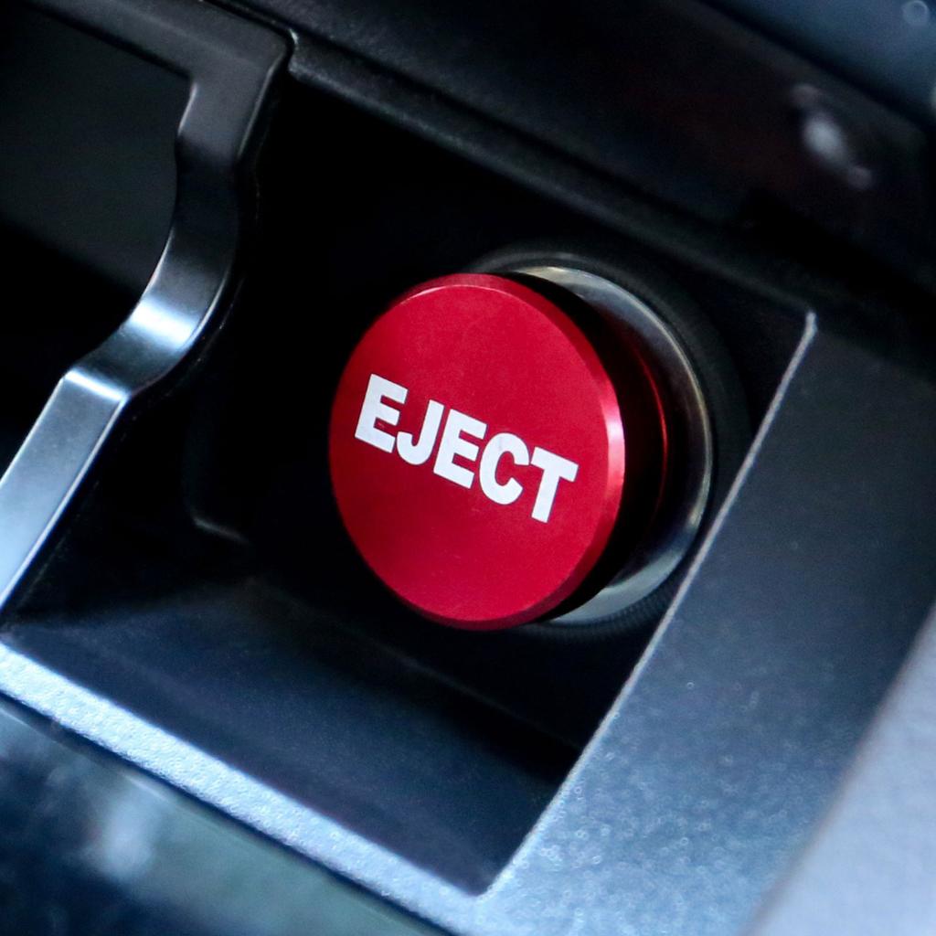 Универсальная крышка кнопки прикуривателя автомобиля, аксессуары для интерьера, красная кнопка выброса ракеты, штекер прикуривателя автомобиля 12 В