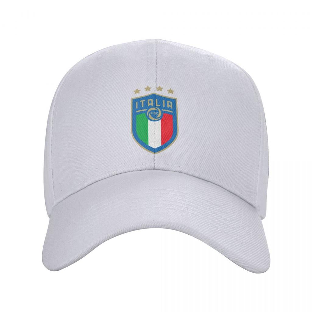 Personalized Italia Figc Baseball Cap for Unisex Women Breathable Italian Football Gift Dad Hat Outdoor