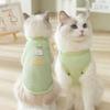 Spring and Summer Cat Hairless Cat Thin Breathable Small and Medium Dog Dog Bear Vest Teddy Bear Pet Clothes