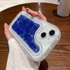 Градиентный блестящий эпоксидный чехол с блестками для телефона Iphone 14 Pro Max 13 11 12 Pro Max 14 Plus противоударный силиконовый бампер прозрачный чехол