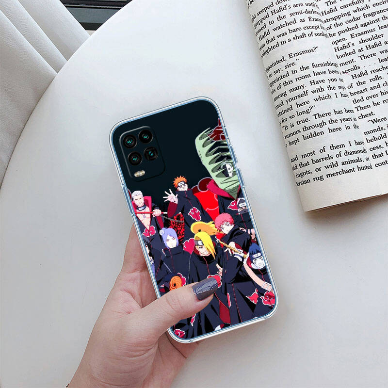 MH96 Чехол Naruto Akatsuki для Motorola E7 G6 G7 G8 G9 Plus Power Play G10 G20 G04 E30 E40 E22 E20 E13 E15 G22 G23 G05 G75 G35 G55