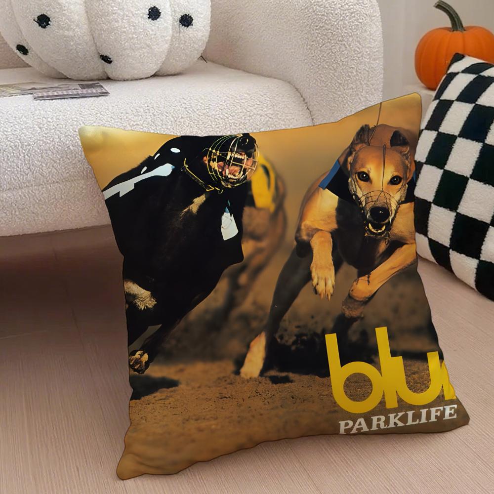 BBlur Band Cushion Cover Throw Pillow Cover Hidden Button Durable Polyester Chair Cushion