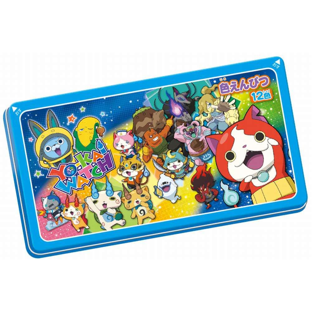 Showa Note Цветные карандаши, 12 цветов, Yo-Kai Watch, Рисунок A, 240714001