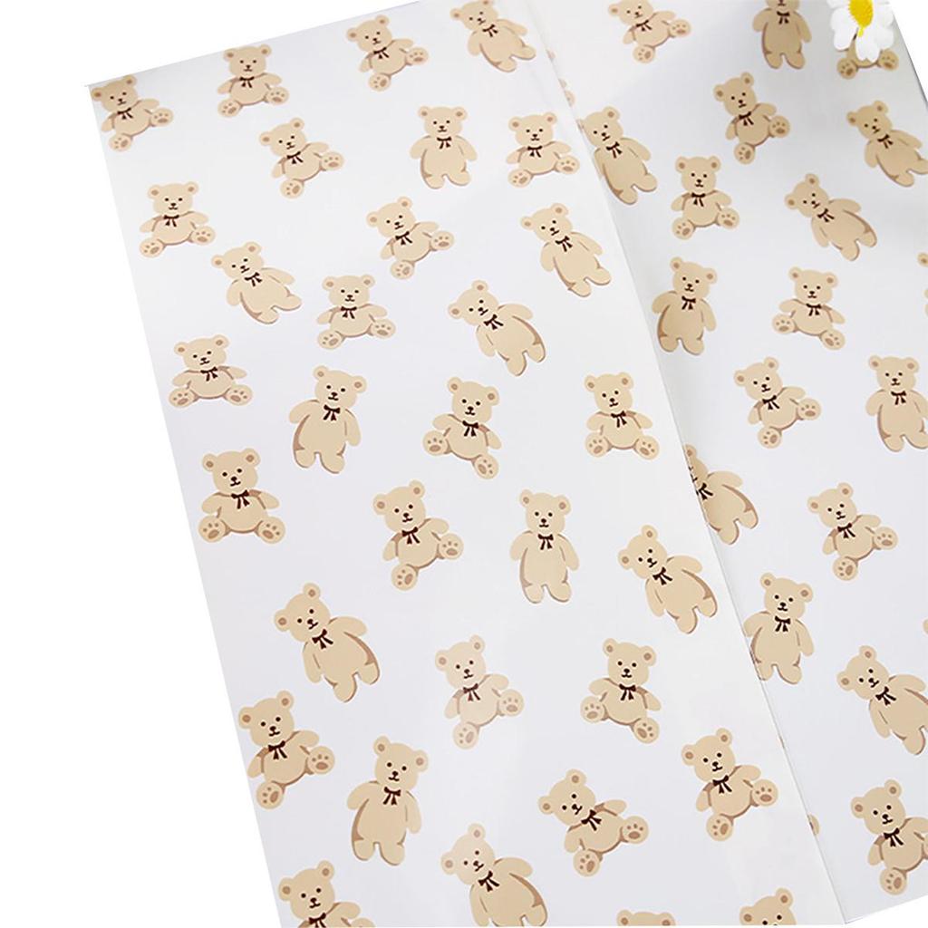 50 шт., подарочные пакеты для конфет в виде медведя в виде животного, печенье, десерт, сделай сам для детей, тема футбольных джунглей, декор для дня рождения